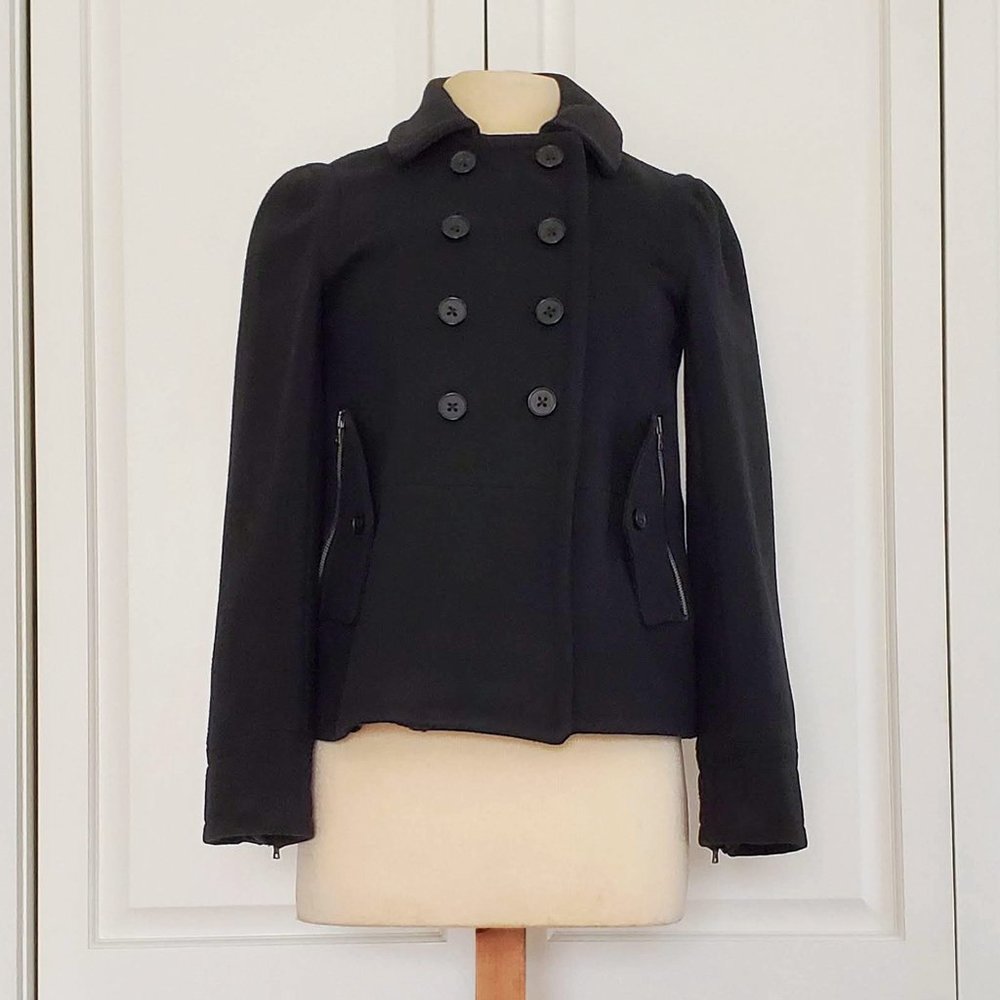Gap Double-Breasted Wool Pea Coat - Picture 1 of 11